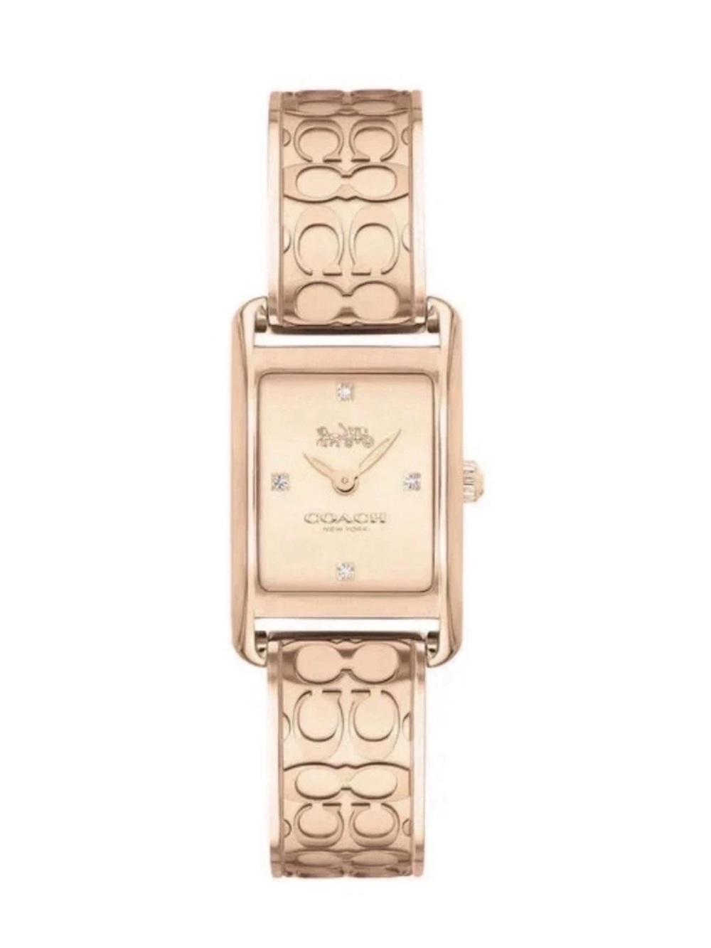 New Coach Allie Women's Rose Gold 19mm Bangle Watch 14503382